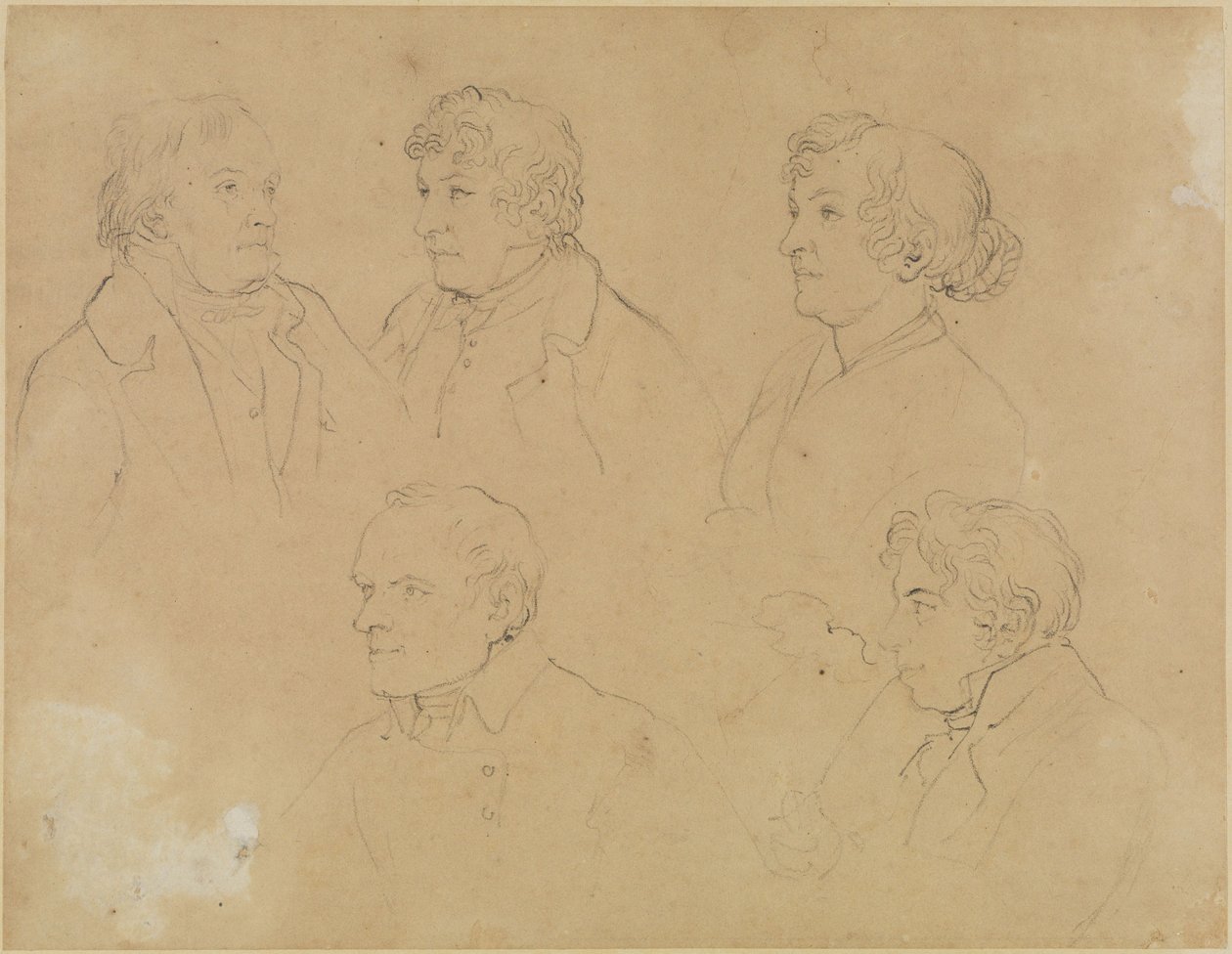 Fünf Bildnisse von Joseph Anton Koch