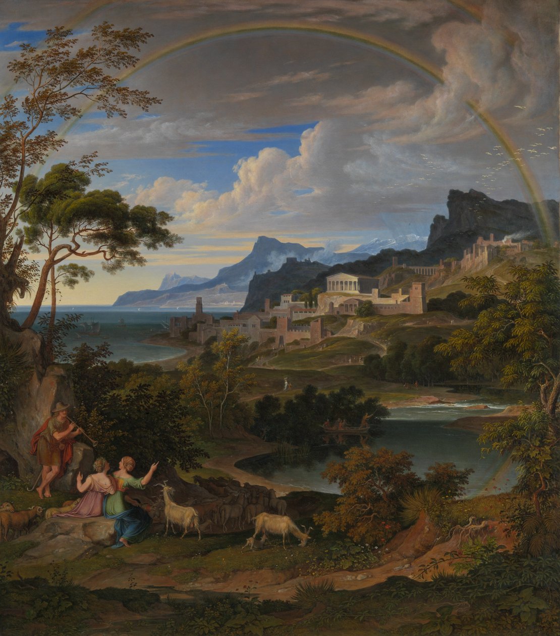 Heroische Landschaft mit Regenbogen von Joseph Anton Koch