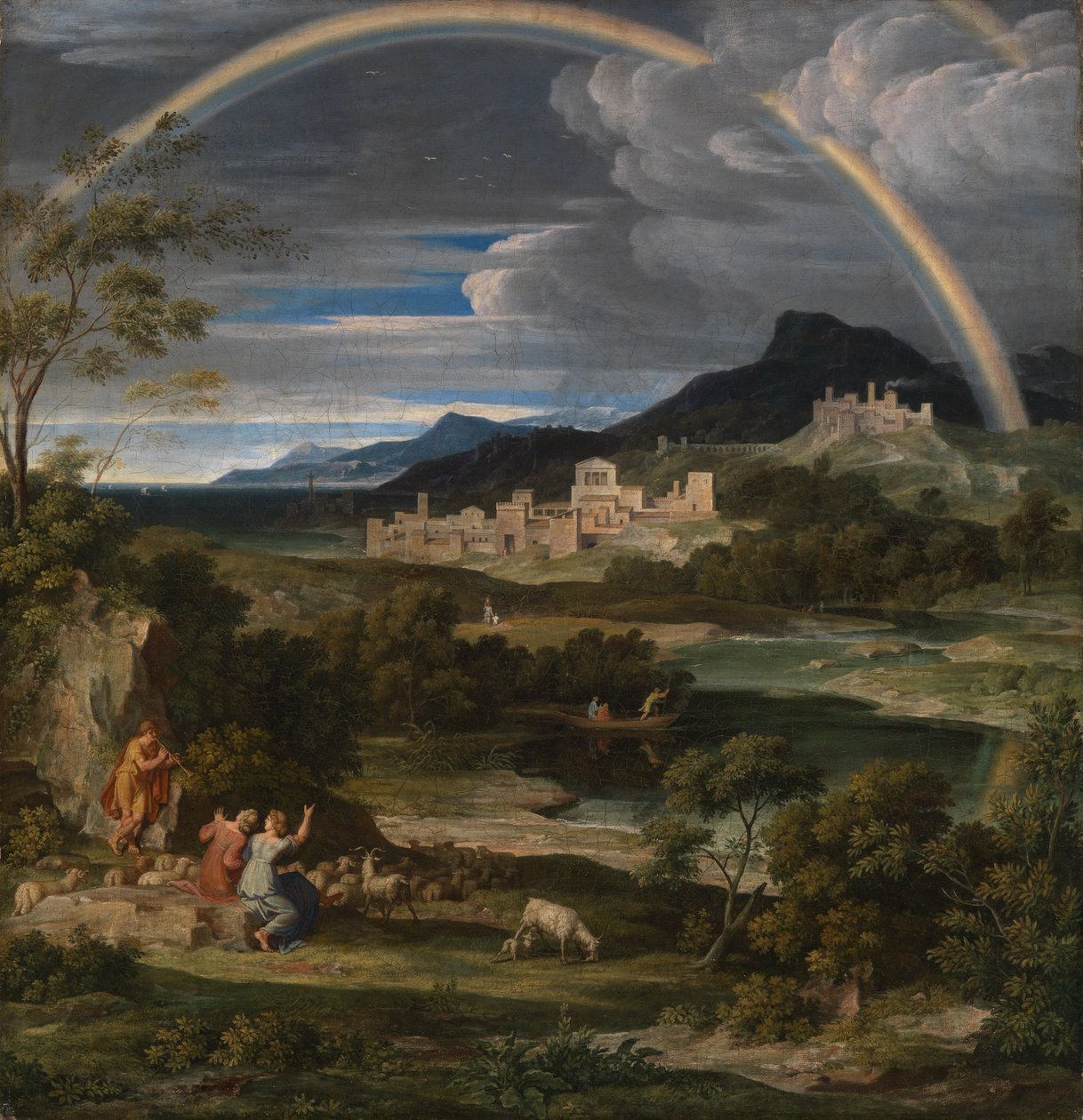 Heroische Landschaft mit Regenbogen von Joseph Anton Koch