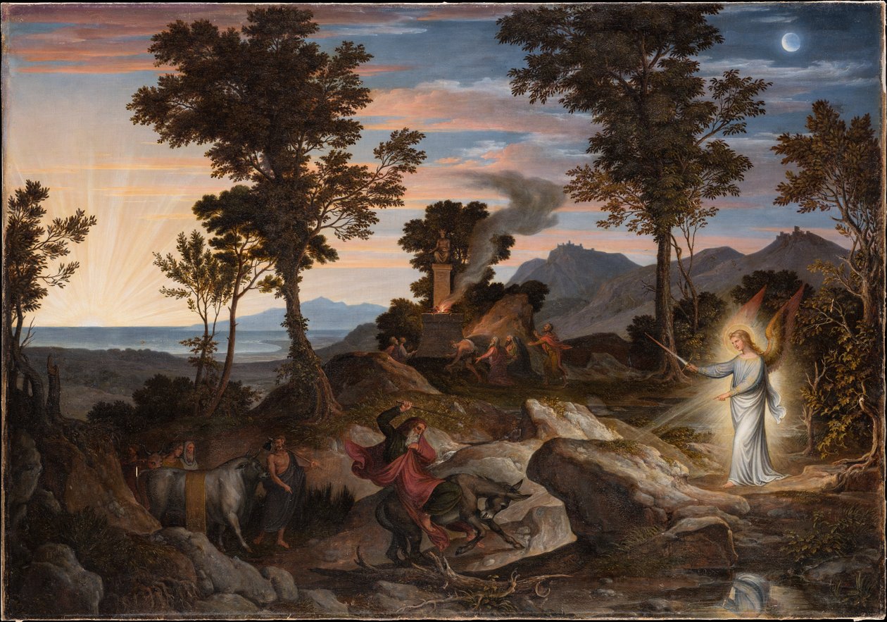 Landschaft mit dem Propheten Bileam und seinem Esel von Joseph Anton Koch