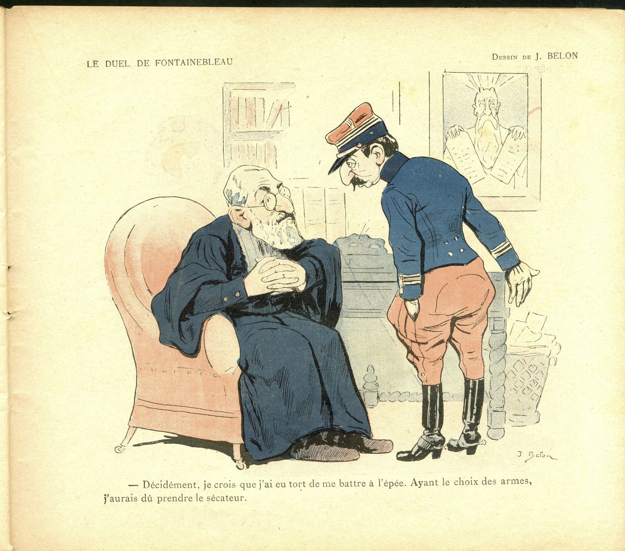 Illustration aus dem Album des Intransigenten: Das Jahr 1900 von Joseph Belon