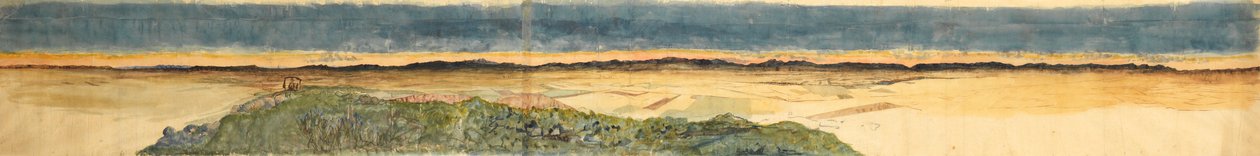 Skizze der Effekte der totalen Sonnenfinsternis, wie sie im Norden Spaniens gesehen wurde, 1860 von Joseph Bonomi