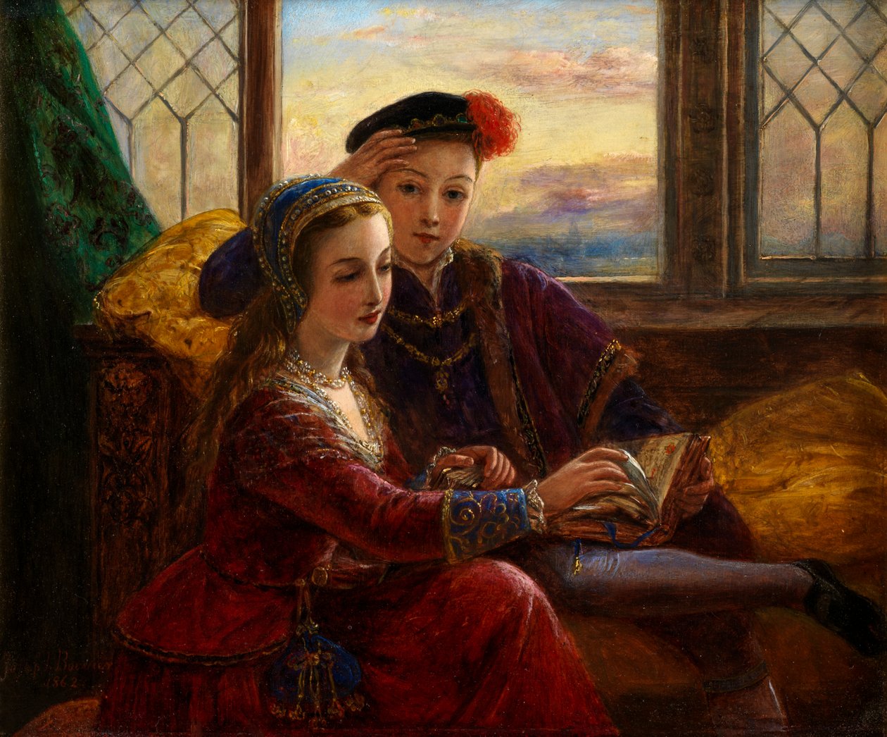 Edward VI. und Lady Jane Grey von Joseph Bouvier