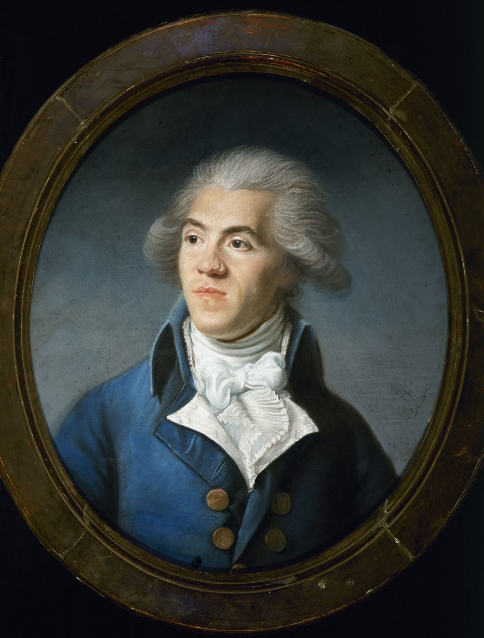 Vermutetes Porträt von Antoine Barnave (1761-1793) von Joseph Boze