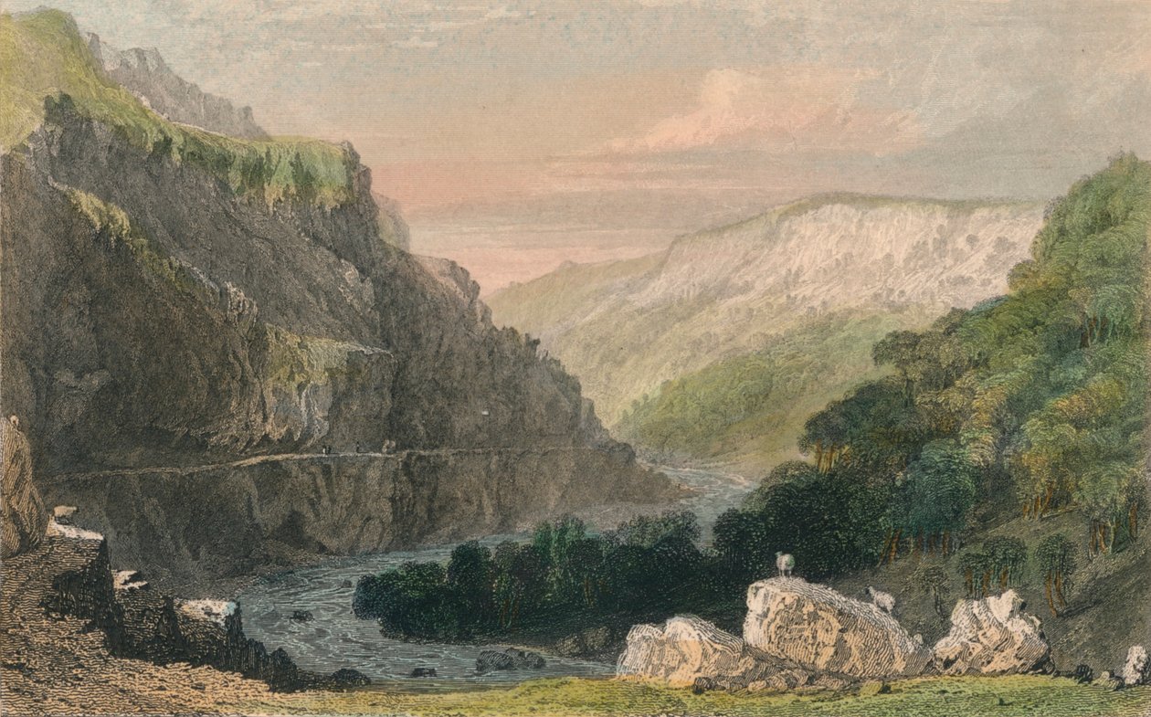 Tal von Linmouth, Nord-Devon, um 1830