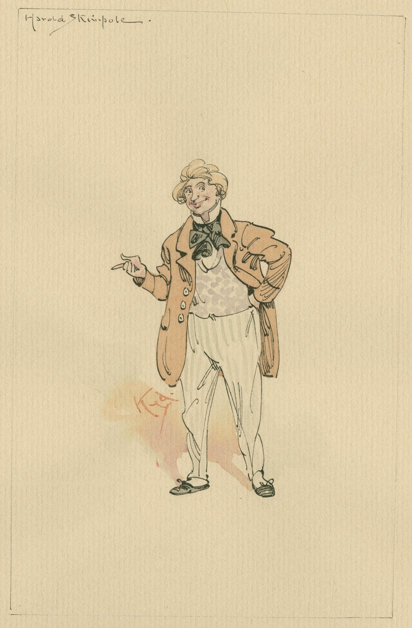 Harold Skimpole, ca. 1920er von Joseph Clayton Clarke
