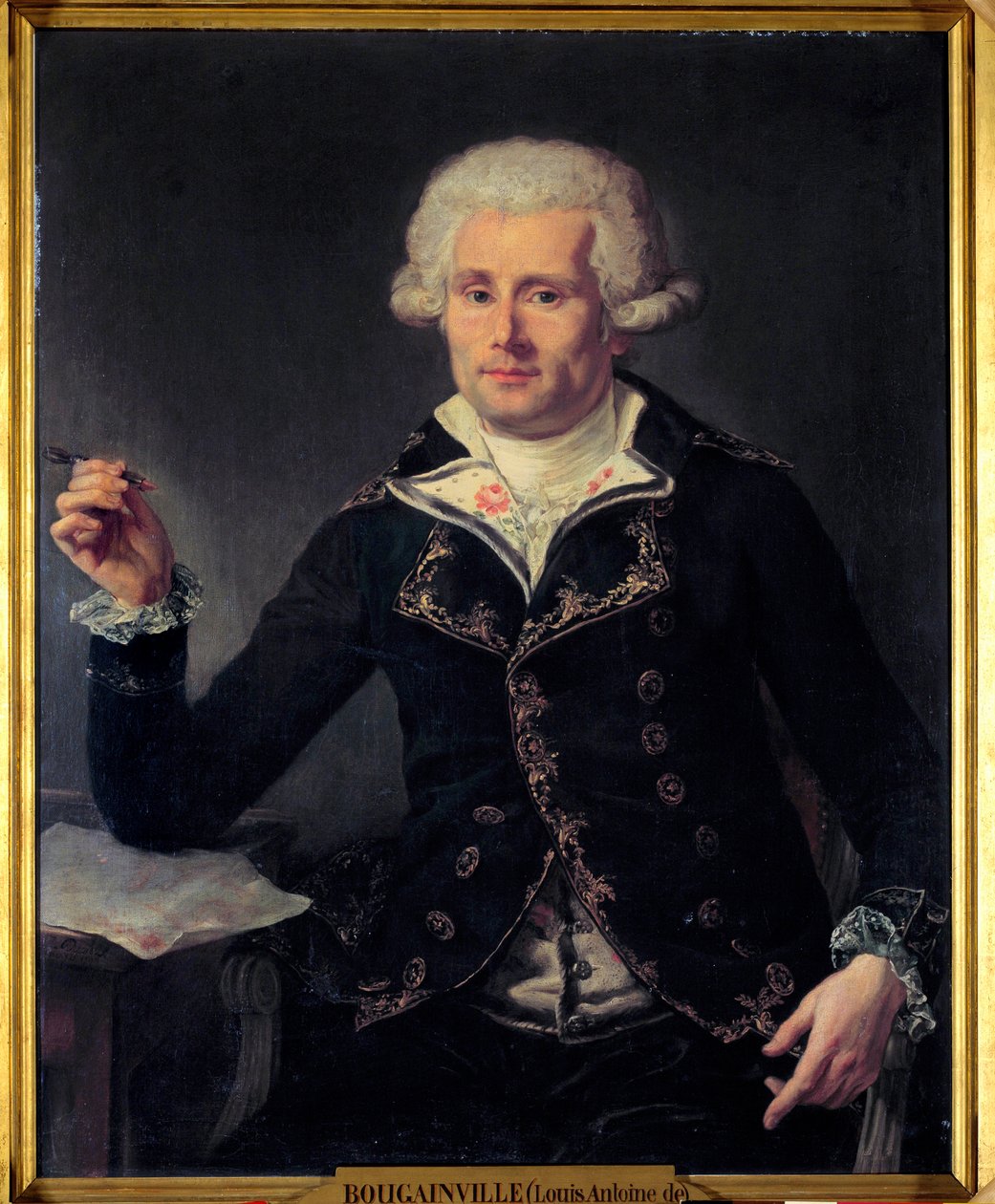 Porträt von Louis Antoine, Graf von Bougainville (1729-1811) von Joseph Ducreux