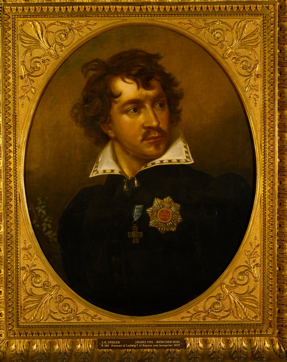 Porträt von Ludwig I. von Bayern 1786-1868, 1821-1822 von Joseph Carl Stieler