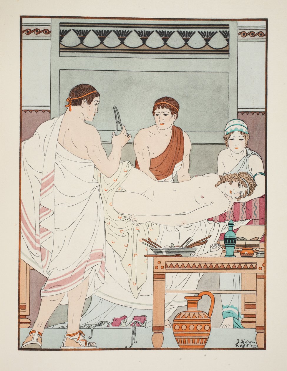 Gynäkologische Untersuchung, Illustration aus 