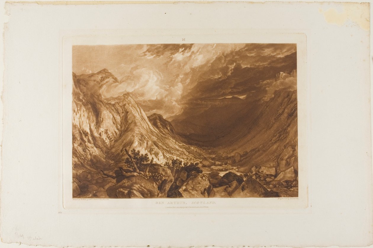 Ben Arthur, Tafel 69 aus Liber Studiorum von Joseph Mallord William Turner