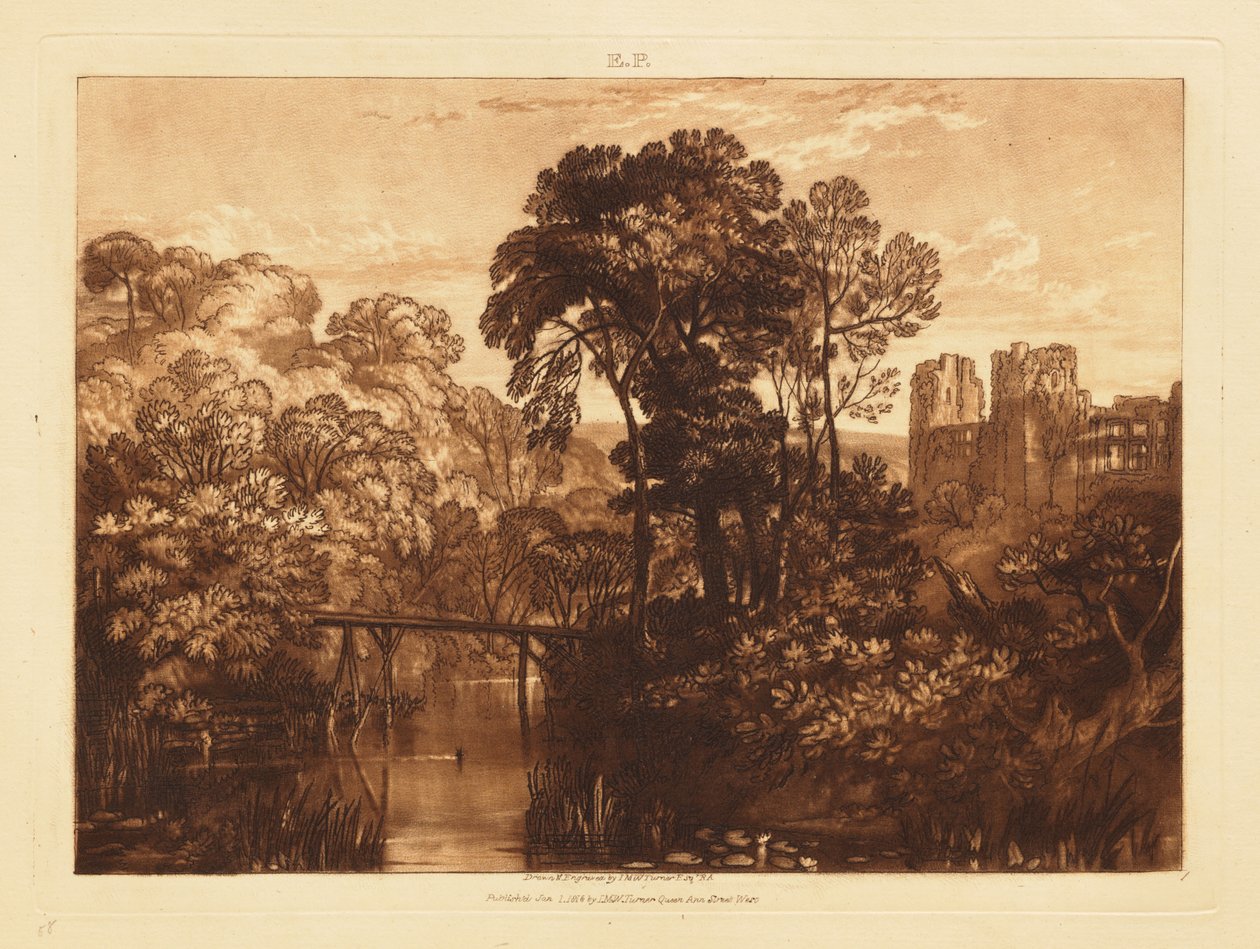 Berry Pomeroy Castle von Joseph Mallord William Turner