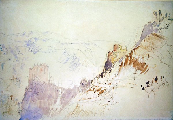 Burg Eltz von Norden von Joseph Mallord William Turner
