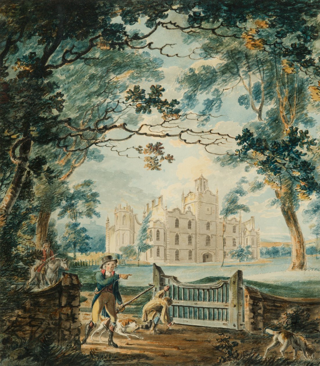Cote House, in der Nähe von Bristol, 1792 von Joseph Mallord William Turner