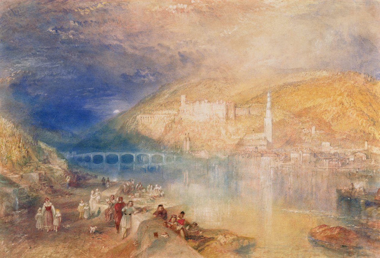 Heidelberg: Sonnenuntergang von Joseph Mallord William Turner