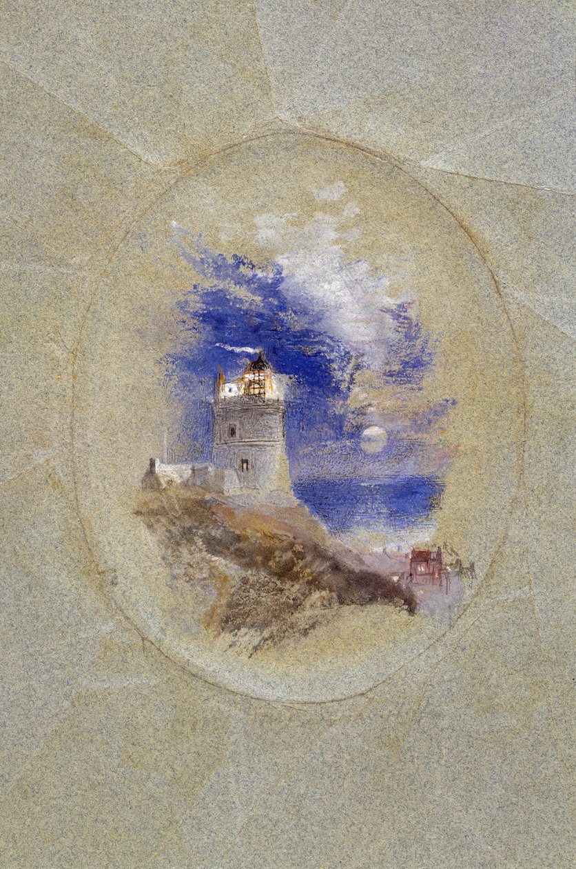 Lowestoffe Leuchtturm, ca. 1827 von Joseph Mallord William Turner