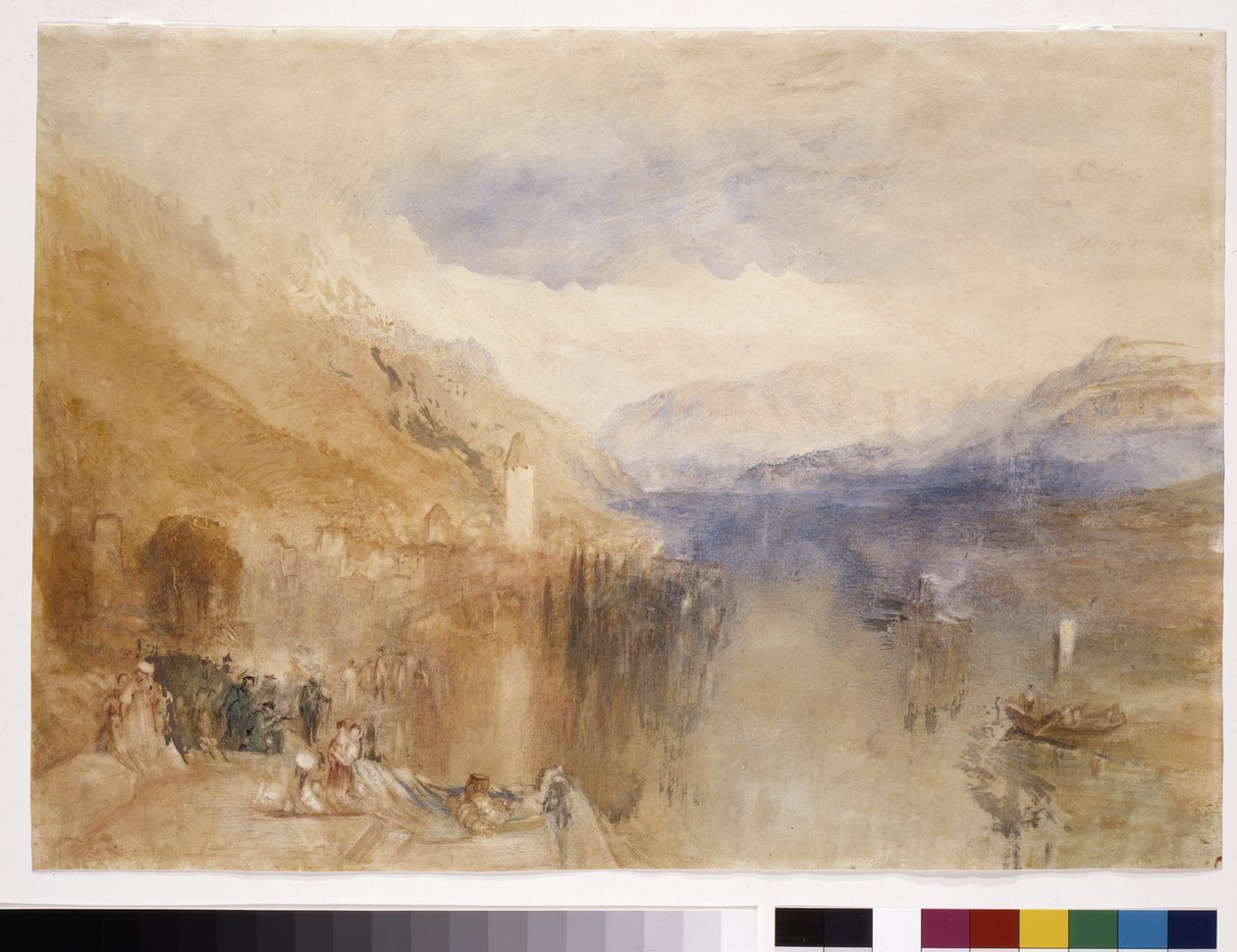 Oberhofen, Thunersee von Joseph Mallord William Turner