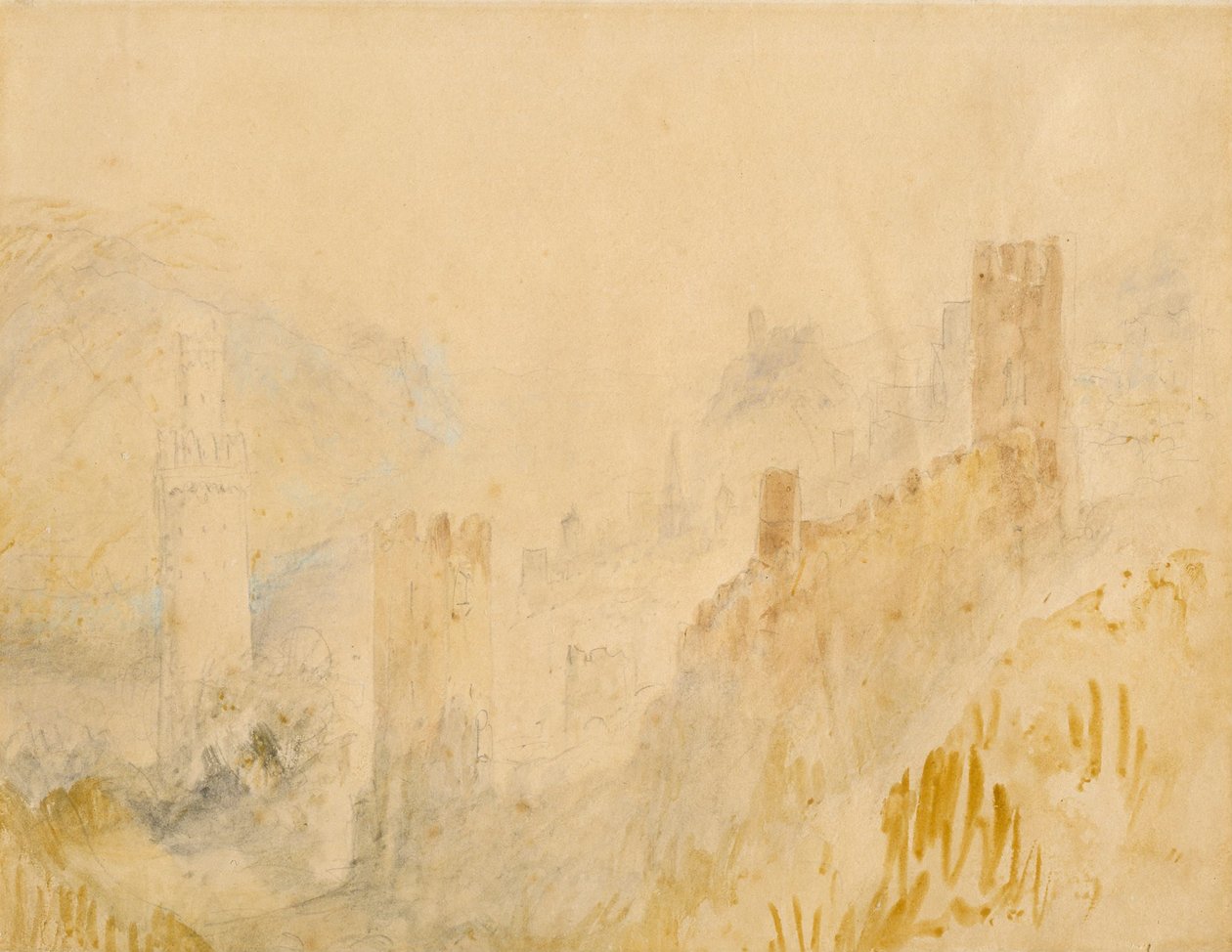 Oberwesel am Rhein von Joseph Mallord William Turner