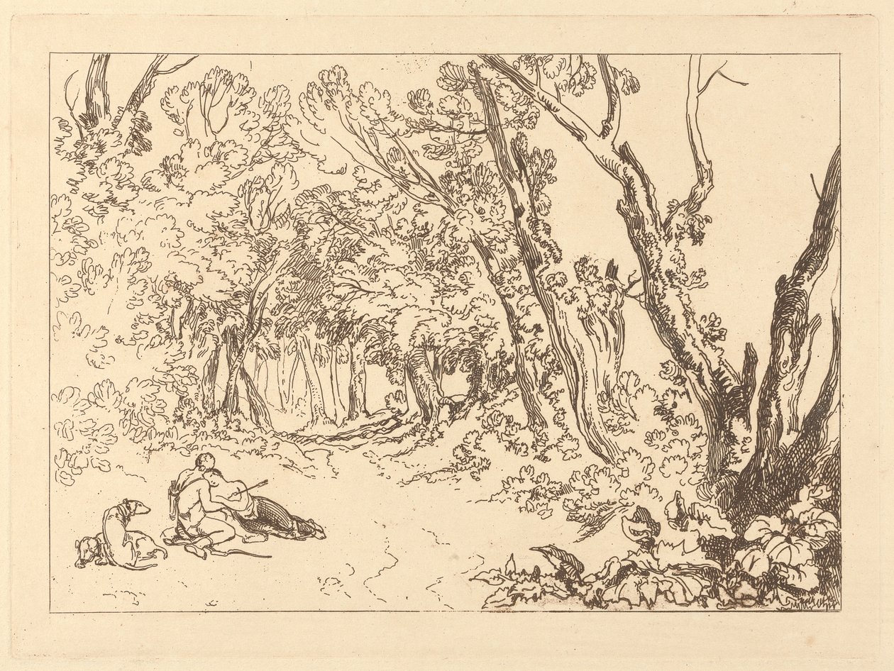 Procris und Cephalus von Joseph Mallord William Turner