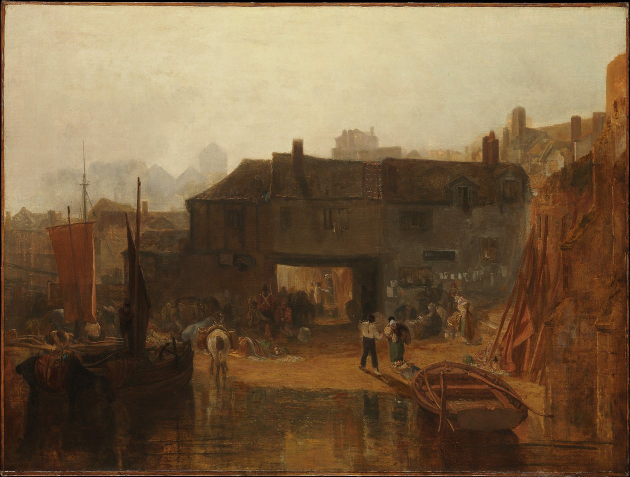 Saltash mit der Wasserfähre, Cornwall von Joseph Mallord William Turner