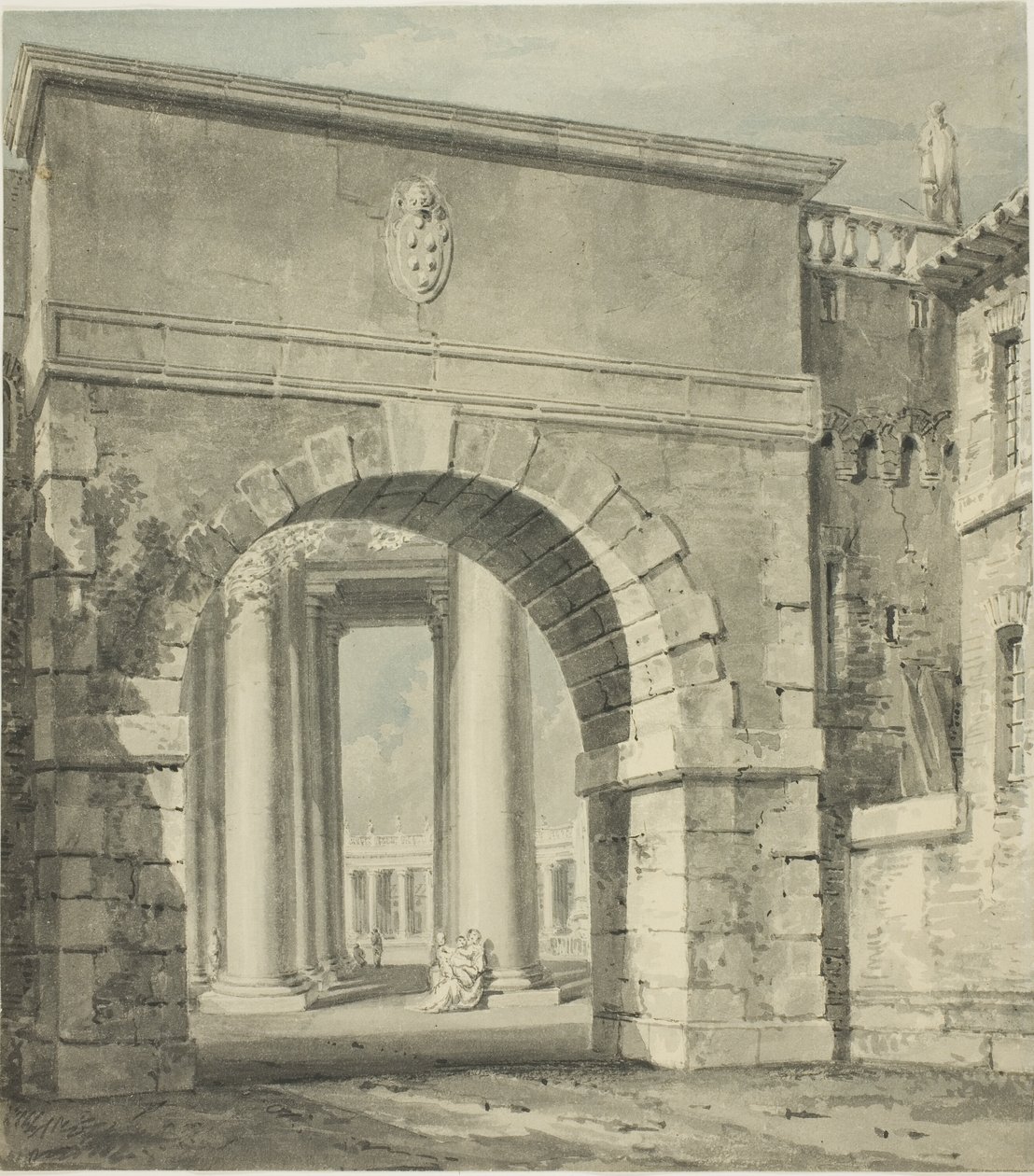 St. Peter durch die Porta Angelica gesehen von Joseph Mallord William Turner