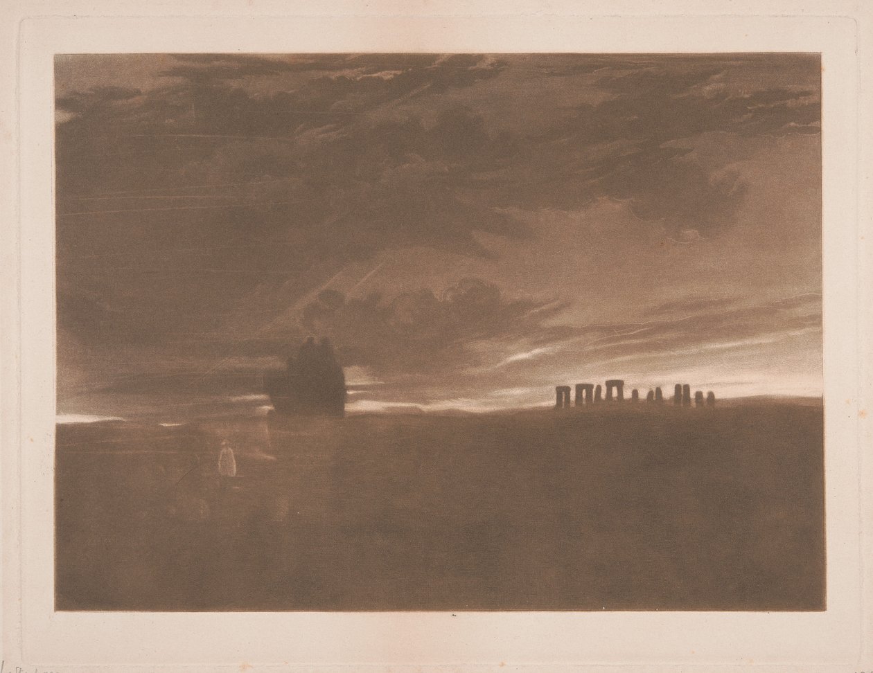 Stonehenge bei Tagesanbruch von Joseph Mallord William Turner