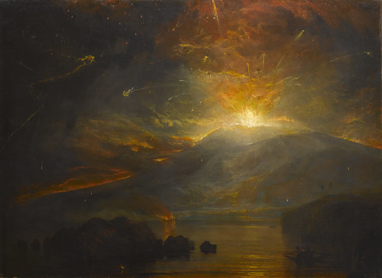 Der Ausbruch der Soufriere-Berge auf der Insel St. Vincent, 30. April 1812 von Joseph Mallord William Turner