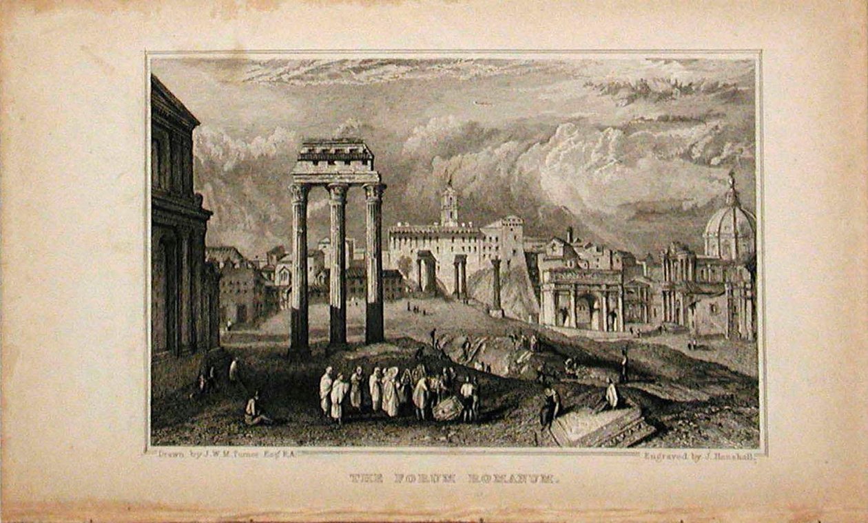 Das Forum Romanum von Joseph Mallord William Turner