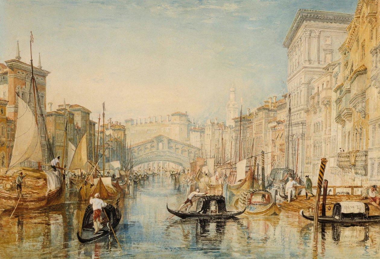 Venedig: Die Rialto von Joseph Mallord William Turner