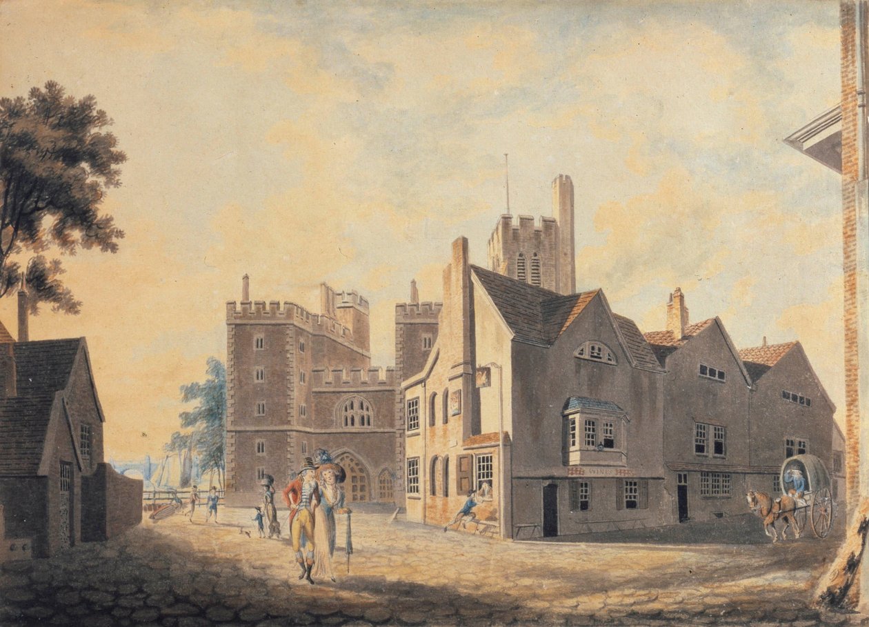 Blick auf den Erzbischofspalast, Lambeth von Joseph Mallord William Turner