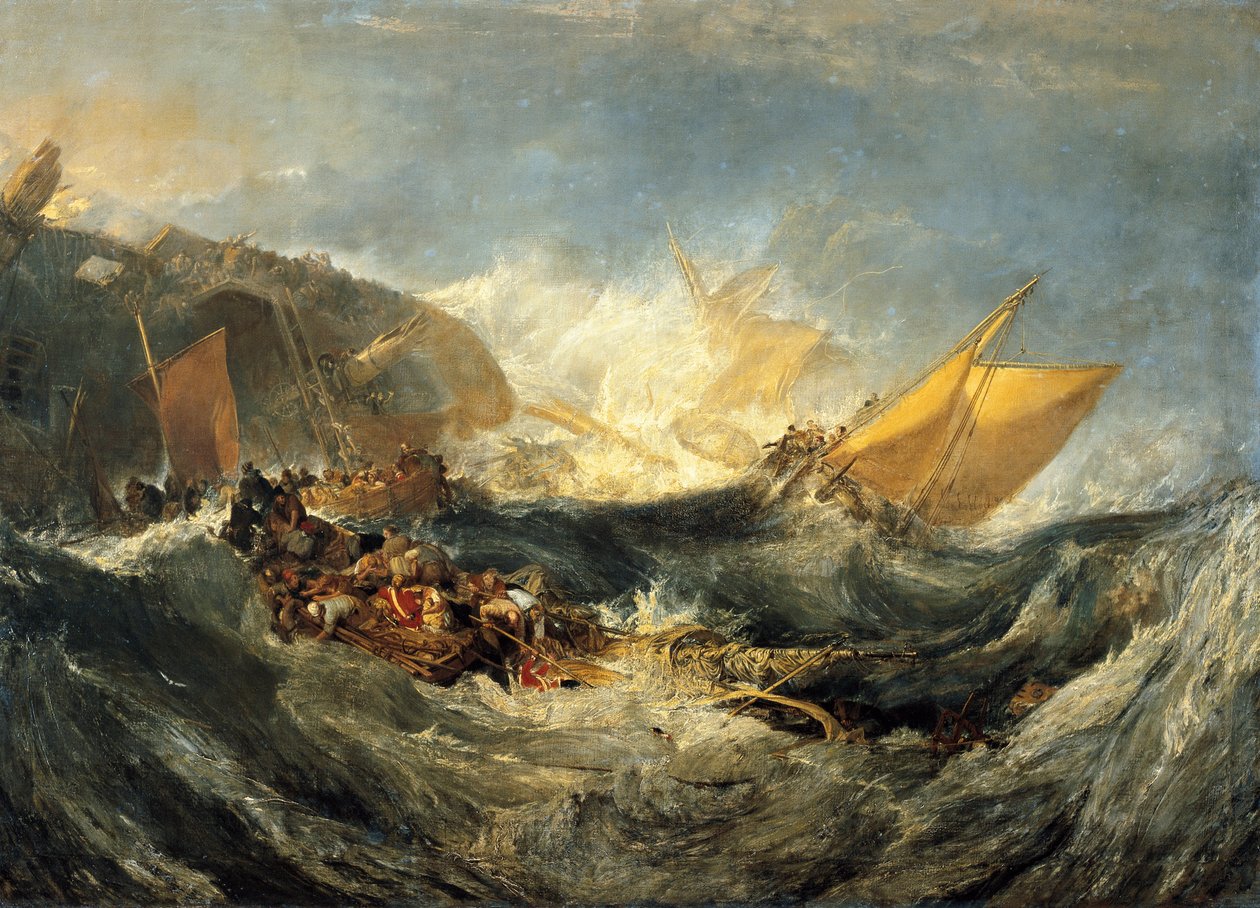Wrack eines Transportschiffs, ca. 1810 von Joseph Mallord William Turner