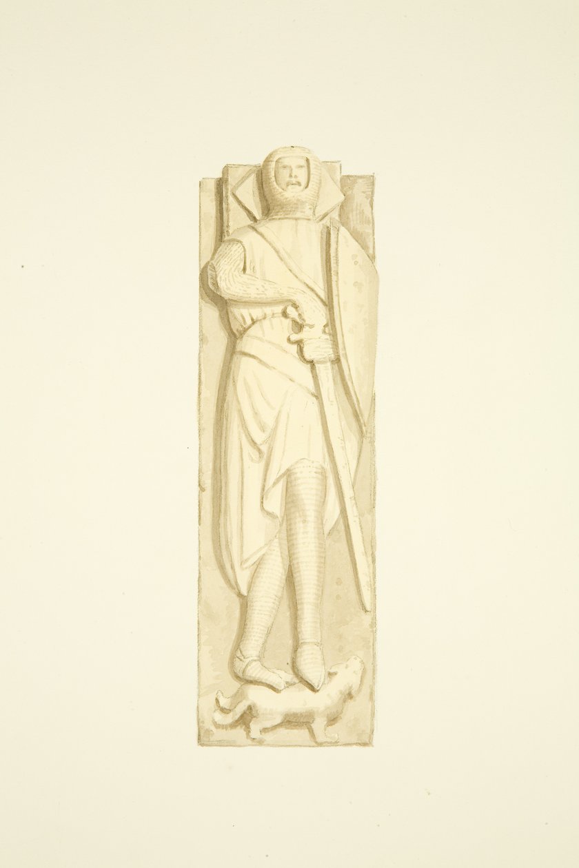 Abbild von Robert de Berkeley in St. Mary Redcliffe von Joseph Manning