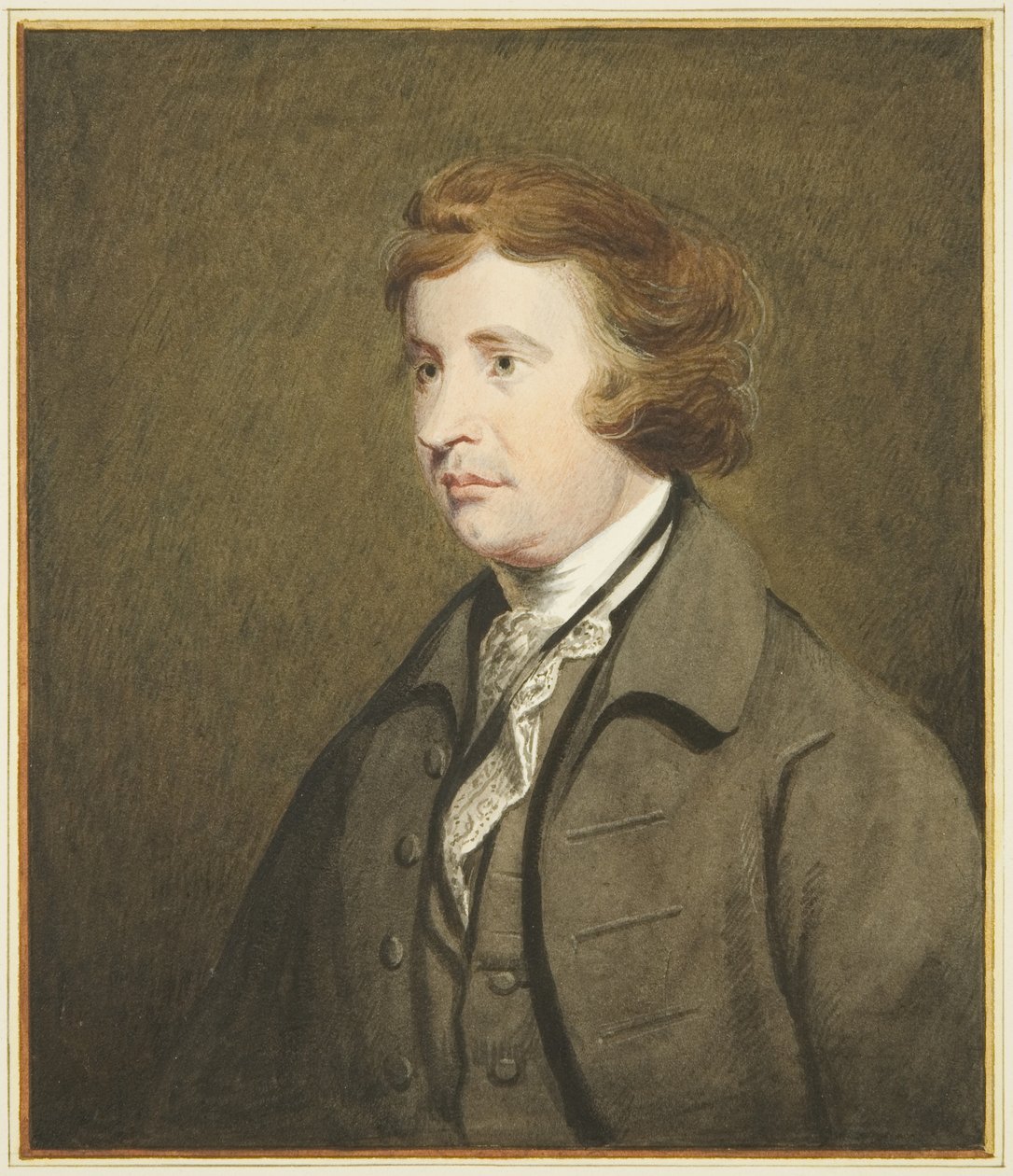 Porträt im Mansion House, Queen Square, von Edmund Burke von Joseph Manning