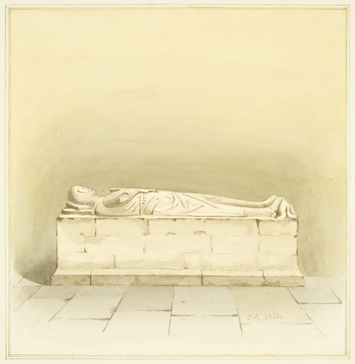 Grab von Robert de Berkeley in St. Mary Redcliffe von Joseph Manning