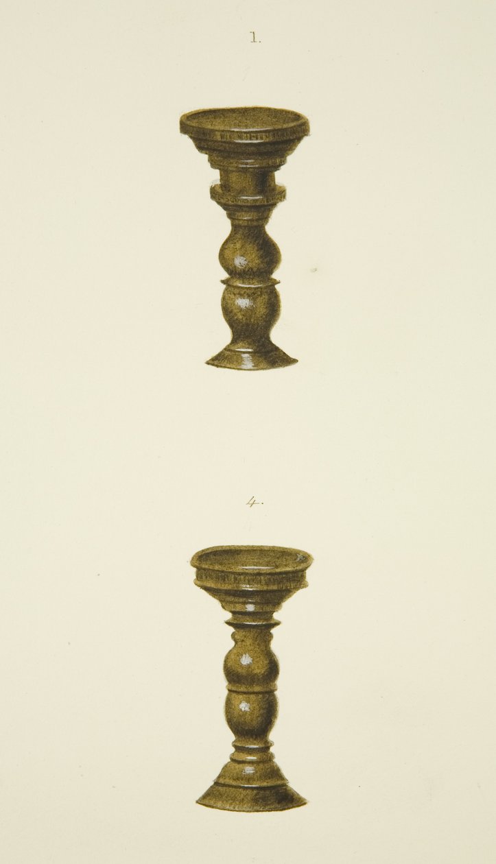 Zwei der Säulen (Nägel) vor der Börse von Joseph Manning