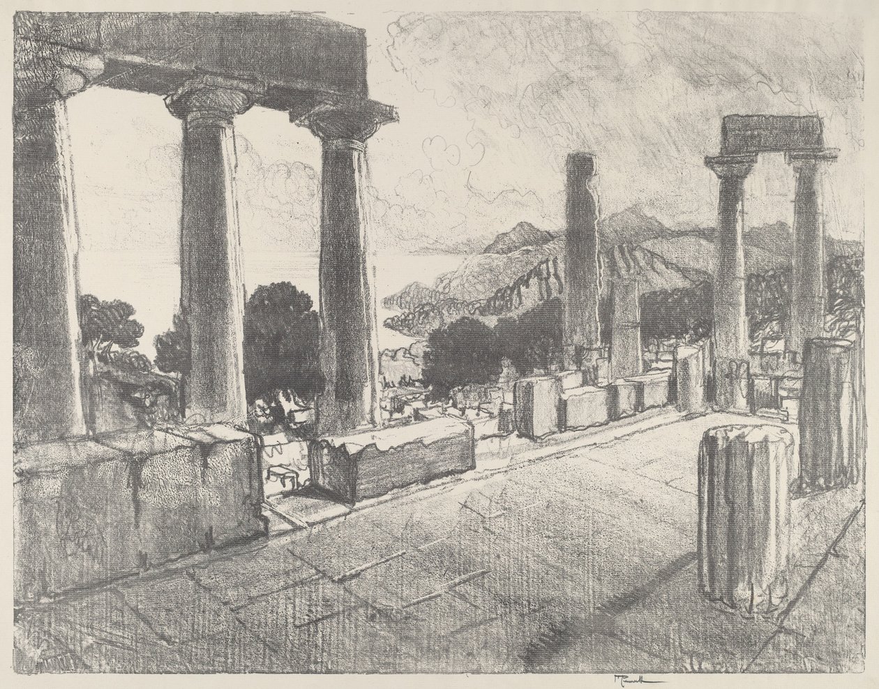 Ägina, Der Schwarzwald von Joseph Pennell