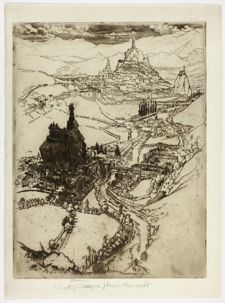 Le Puy, dritte Platte von Joseph Pennell