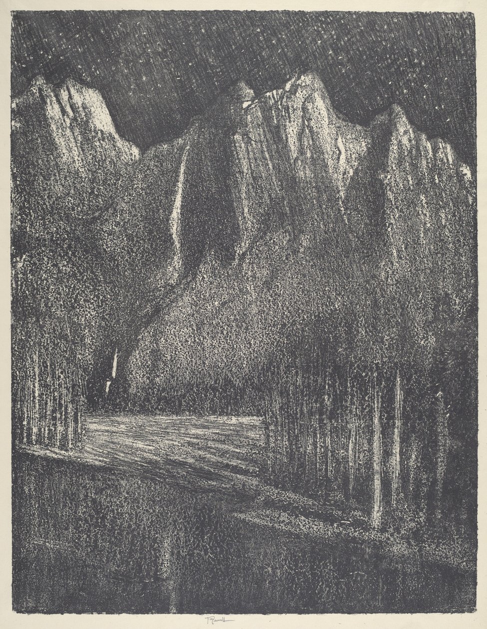 Nacht im Yosemite von Joseph Pennell
