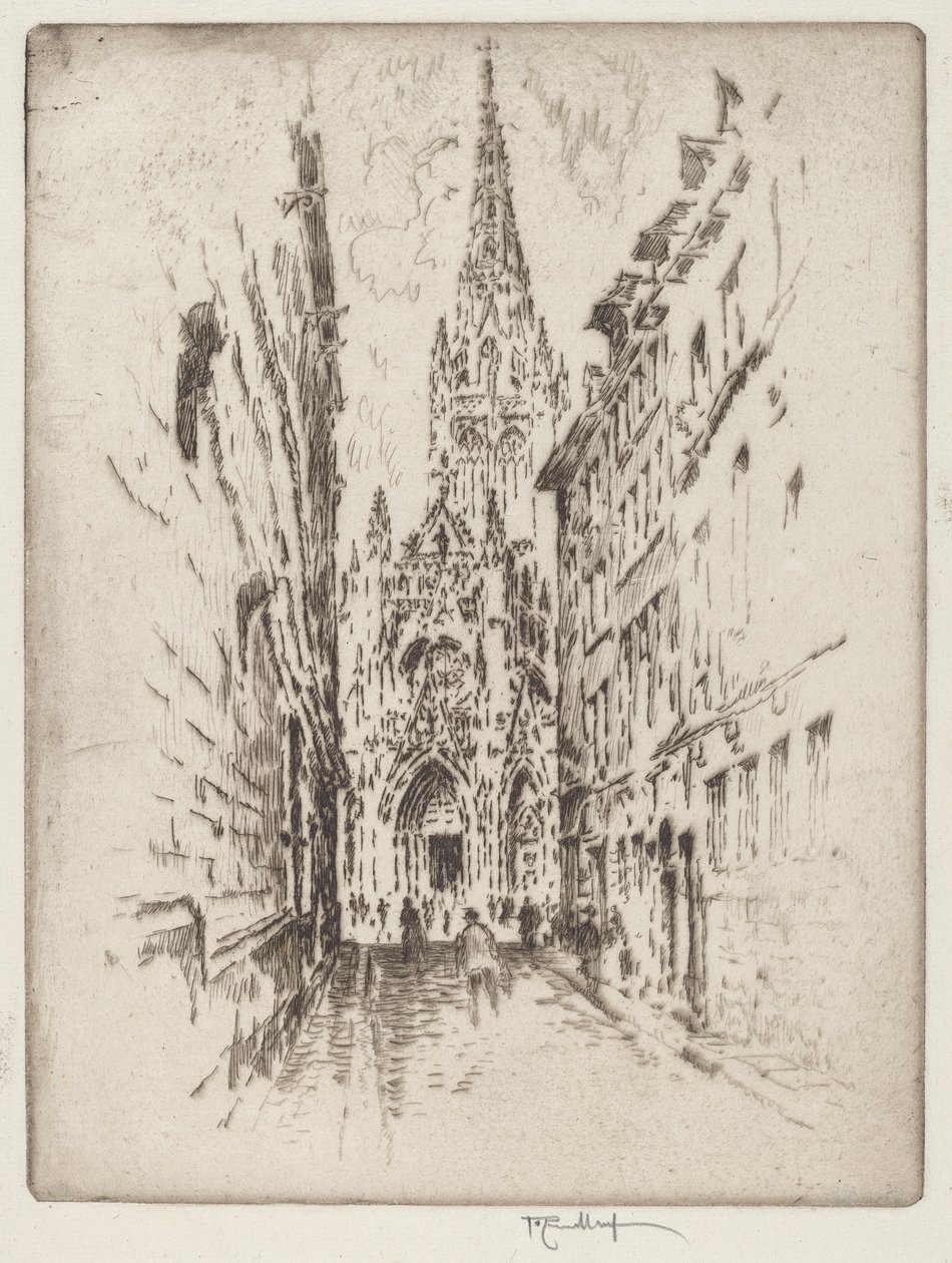 San Maclou, Rouen von Joseph Pennell