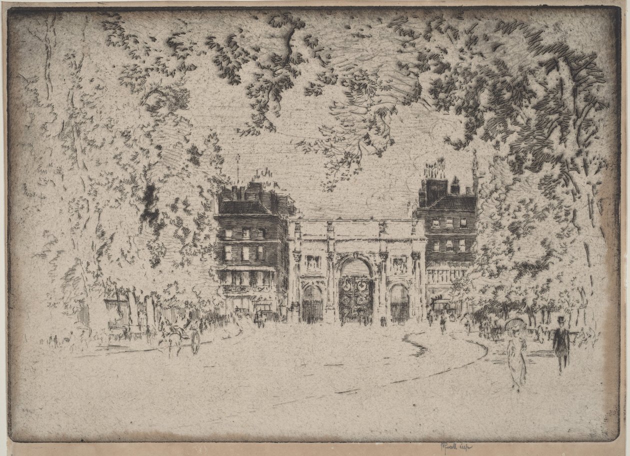Der Marmorbogen von Joseph Pennell