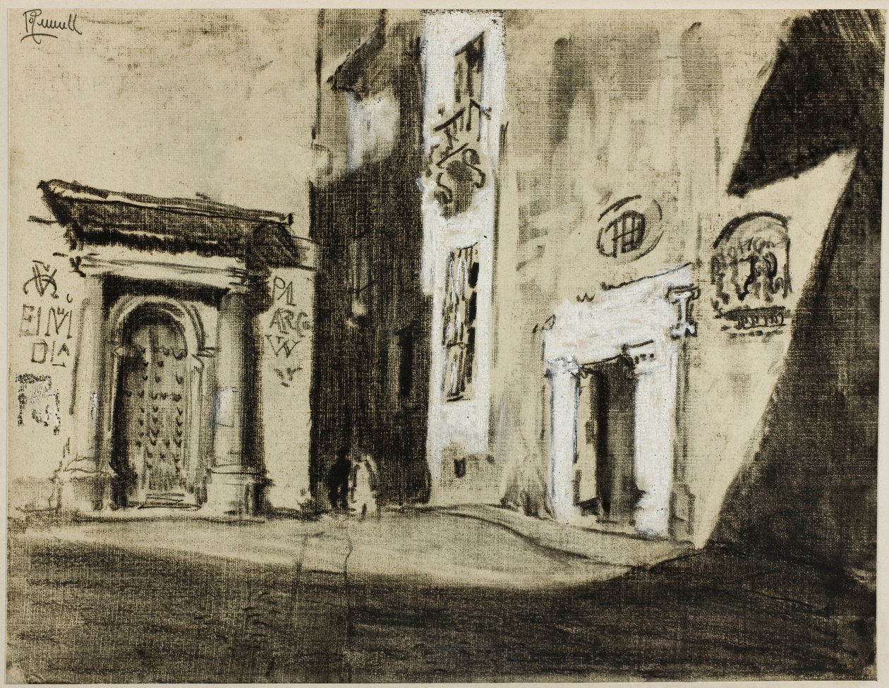 Straßen von Toledo von Joseph Pennell