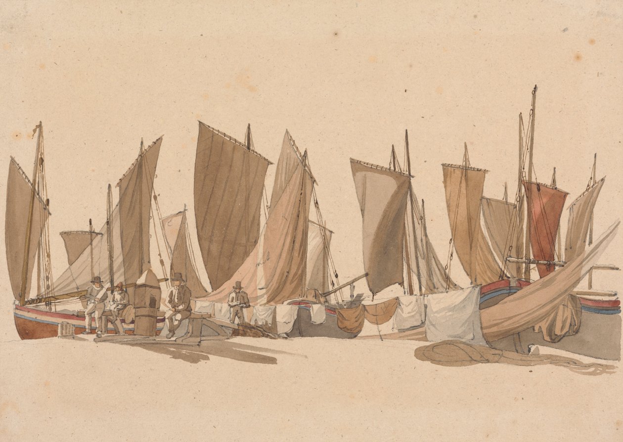 Fischerboote von Joseph Powell