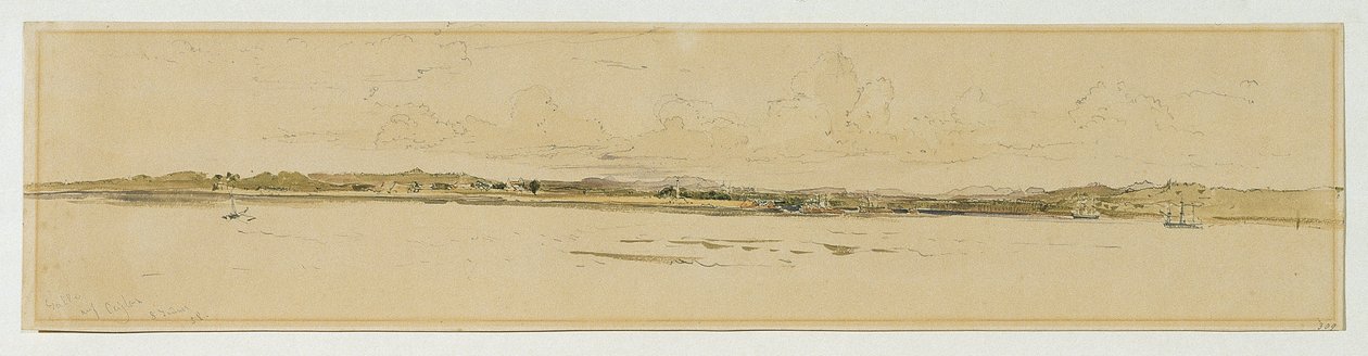 Die Reede von Point de Galle auf Ceylon (Sri Lanka) von Joseph Selleny