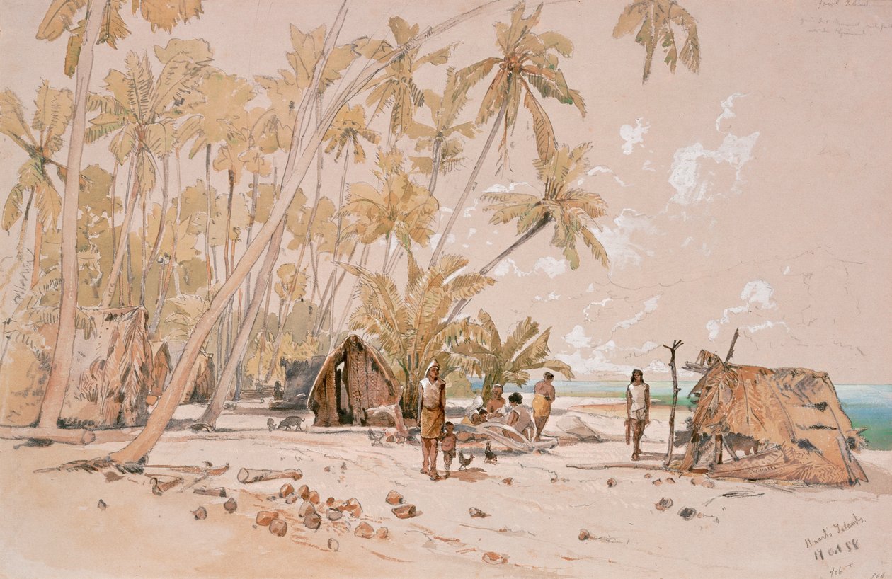 Die österreichische Fregatte Novara segelte 1857-59 um die Welt von Joseph Selleny