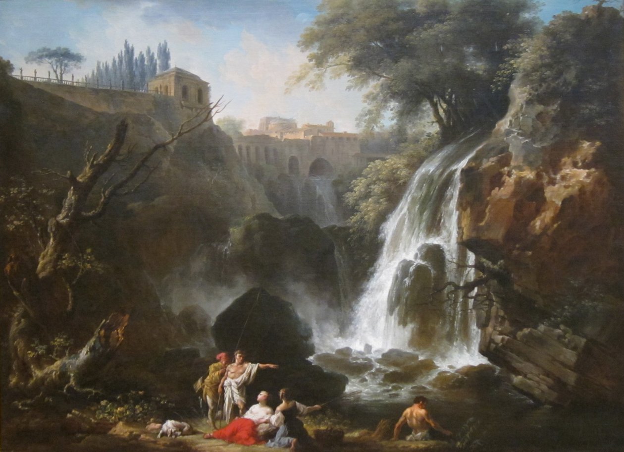 Die Kaskaden von Tivoli von Joseph Vernet