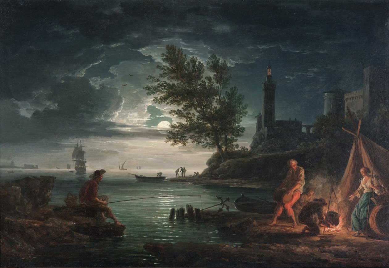 Die vier Tageszeiten: Nacht von Joseph Vernet