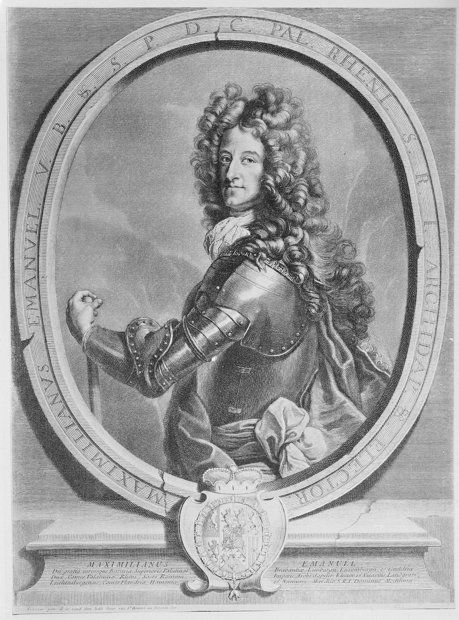 Maximilian II. Emanuel, Kurfürst von Bayern, gestochen von Cornelis Vermeulen (Stich) von Joseph Vivien