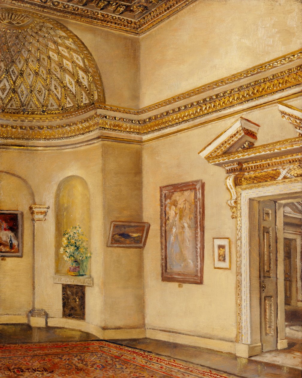Nordostecke der Galerie, Chiswick House von Joseph Williams Topham Vinall