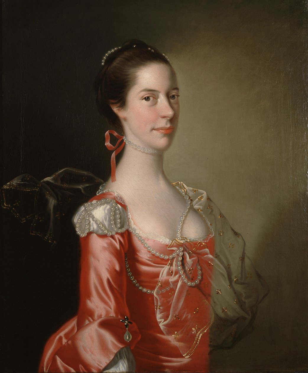 Porträt einer Dame, um 1760 von Joseph Wright of Derby