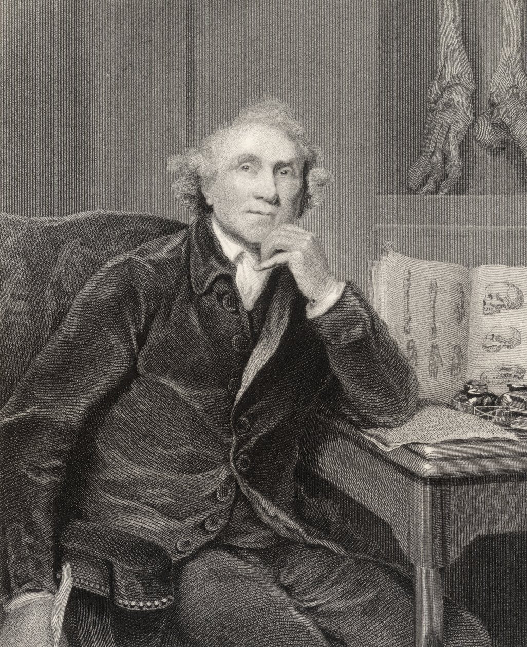 John Hunter, graviert von G.H. Adcock, aus 