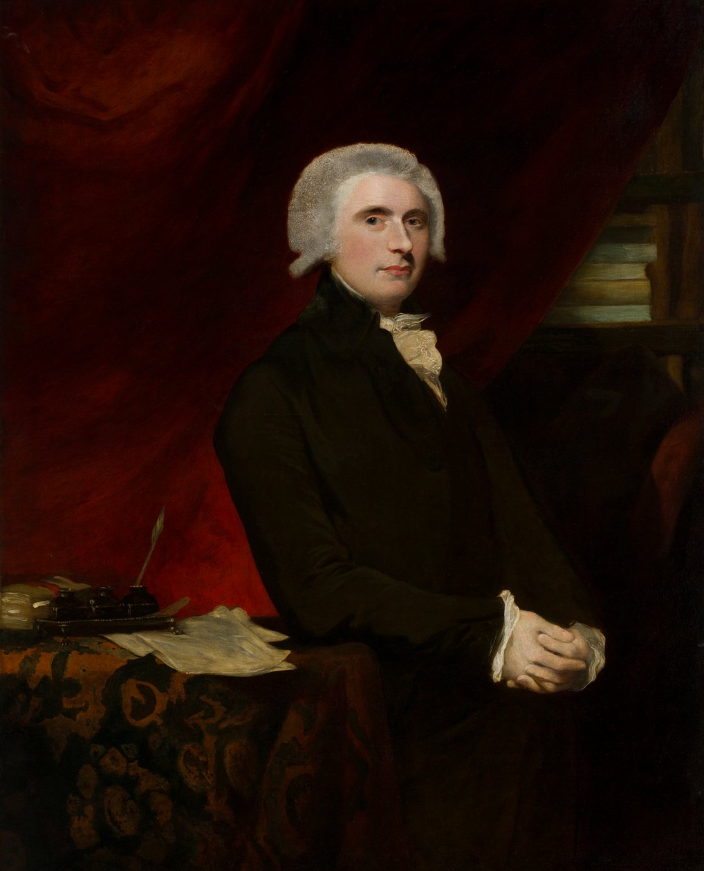 Porträt von Thomas, Lord Erskine (1750-1823) in seiner Bibliothek von Joshua (circle of) Reynolds
